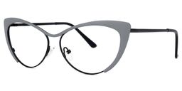 Ellen Cateye Gray Glasses1