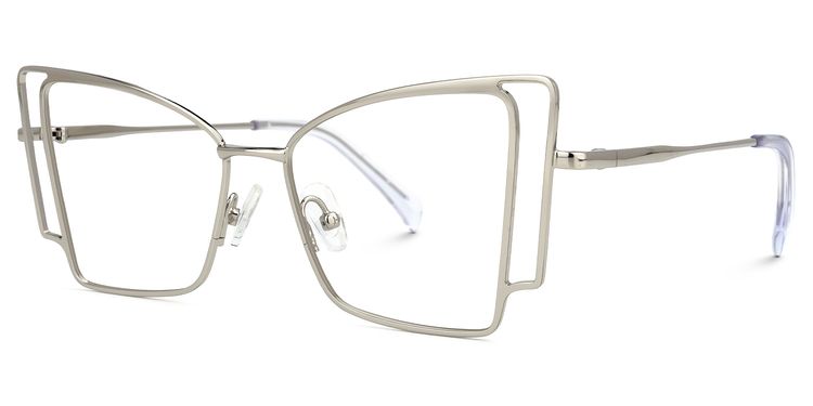 Tapacia Geometric Silver Glasses
