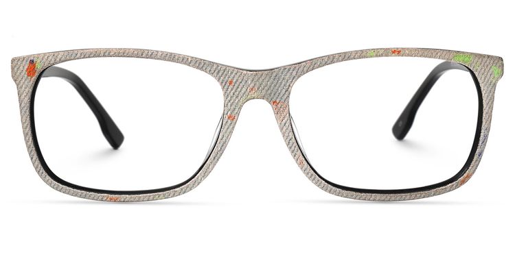 Seabrooks Square Gray Glasses