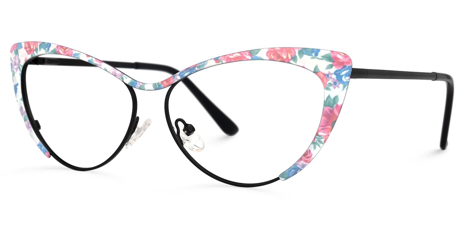 Cateye Black Glasses | Zeelool Eyeglasses1