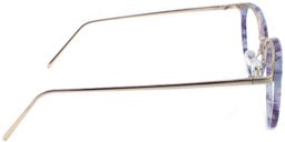 Patsy Stone Round Purple Floral Glasses3