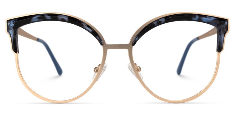 Laureano Browline Blue-Tortoise Glasses