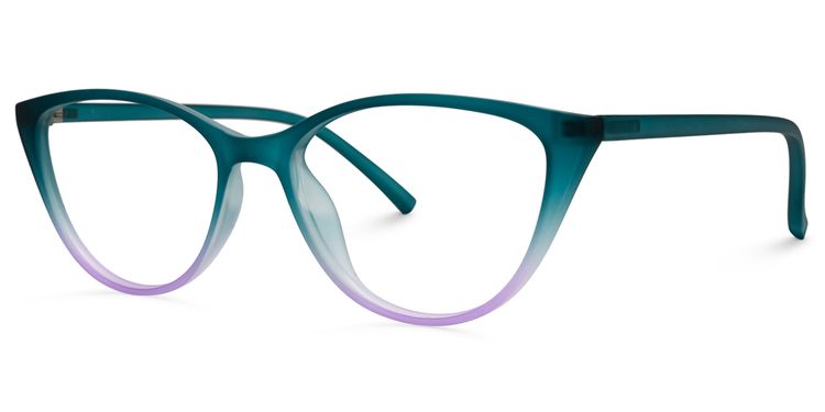 Lucy Cateye Green Glasses