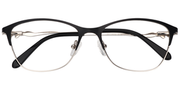 Cora Browline Black Glasses1