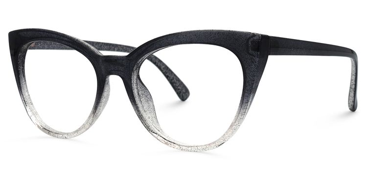 Ellzey Cateye Dark-Gray Glasses