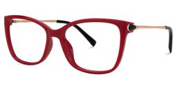 Schirack Cateye Red Glasses1