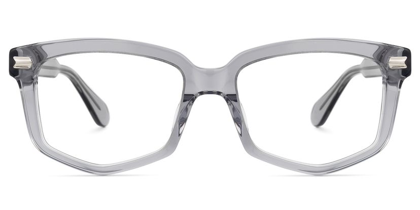 Geri Geometric Gray Glasses
