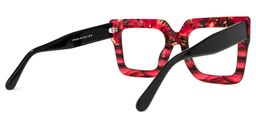 Brandon Square Red Glasses3