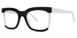 Megeney Square Black Glasses1