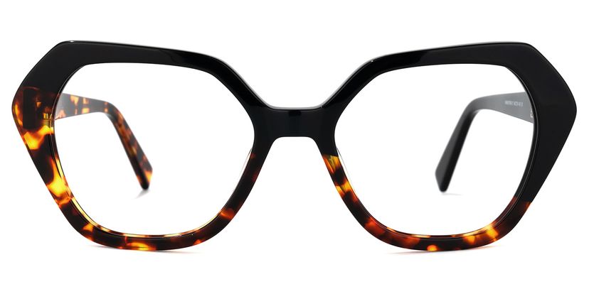 Sylvie Geometric Tortoise Glasses