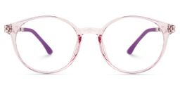 Bolton Round Purple Glasses0
