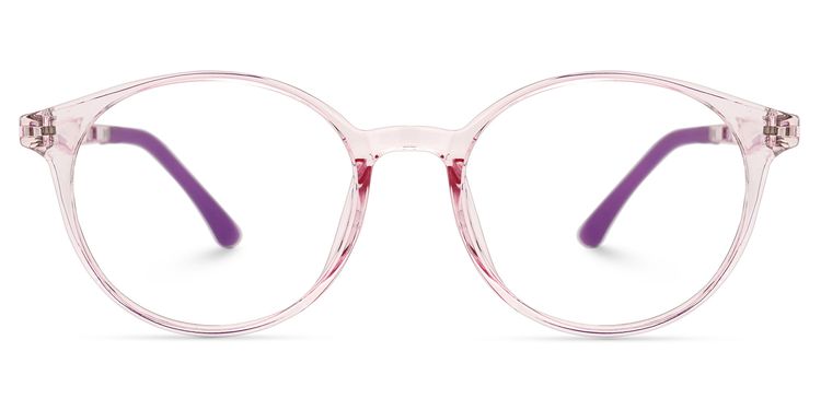 Bolton Round Purple Glasses