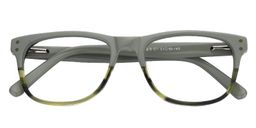 Alyssa Rectangle Green Glasses1