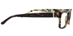 Camouflage Pattern Rectangle Tortoise Glasses3