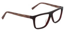 Hardy Rectangle Brown Glasses3