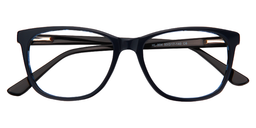 Philip Rectangle Dark Blue Glasses1