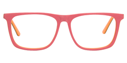 Molly Rectangle Red Glasses0