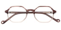 Adelaide Geometric Beige Glasses1