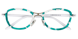Winni Oval Green Glasses1