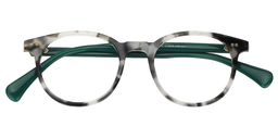 Kimberley Oval Green Tortoise Glasses1