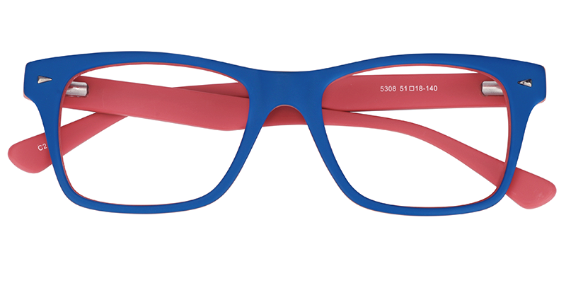 Rectangle Blue Glasses1