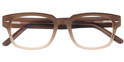Cora Rectangle Brown Glasses1