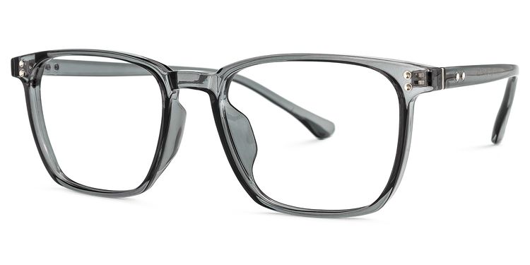 Martinez Square Gray Glasses