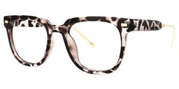 Lashan Square Dark-Tortoise Glasses1