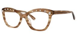 Fraty Cateye Brown Glasses1