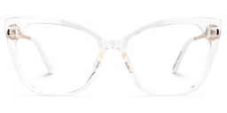 Shaffer Cateye Clear Glasses0