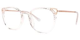 Tameya Cateye Clear Glasses1