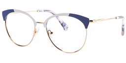 Chelsea Browline Blue Glasses2
