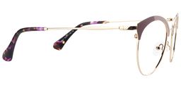 Chelsea Browline Purple Glasses4