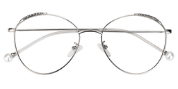 Abiola Round Silver Glasses1