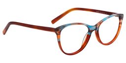 Jennifer Cat Eye Brown-Blue Glasses3