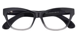 Rock Cat Eye Graduated Color Glasses1
