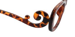 Lareina Rectangle Tortoise Glasses4