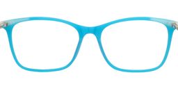 Daphne Rectangle Blue-Clear Glasses5