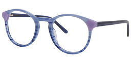 Octavia Round Blue Glasses2