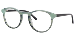 Octavia Round Green Glasses2