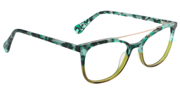 Deborah Aviator Green-Floral Glasses3