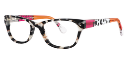 Meredith Rectangle Black & Clear Glasses2