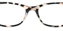 Meredith Rectangle Black & Clear Glasses5