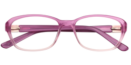 Sharon Rectangle Pink Glasses1