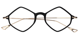 Misa Rhombic Black Glasses1