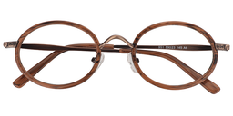 Maris Oval Brown Glasses 1