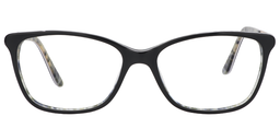 Randy Rectangle Black Glasses0