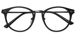 Kana Round Black Glasses1