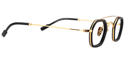 Corrine Geometric Gold Glasses4