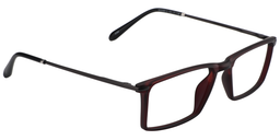 Alan Rectangle Brown Glasses3